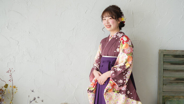 卒業式 着付け ヘアセット はかまレンタル 札幌市清田区の美容室スール サロン ドゥ コワフュール
